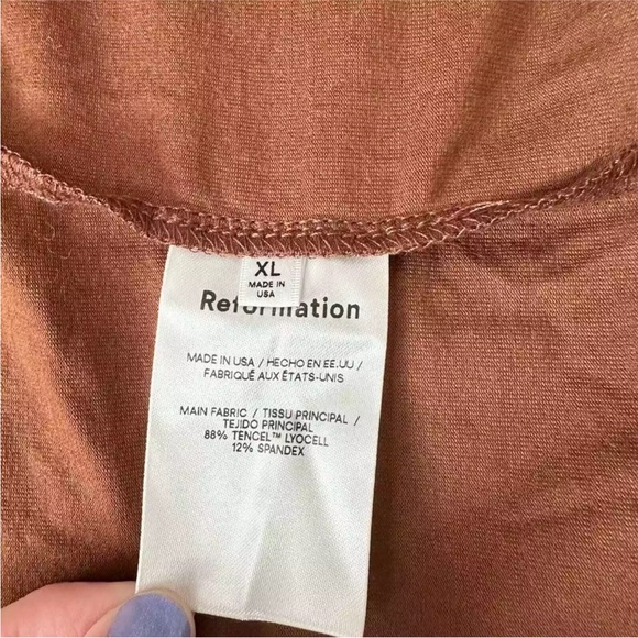 NWT Reformation Rylan Midi Skirt Size XL - Picture 8 of 10